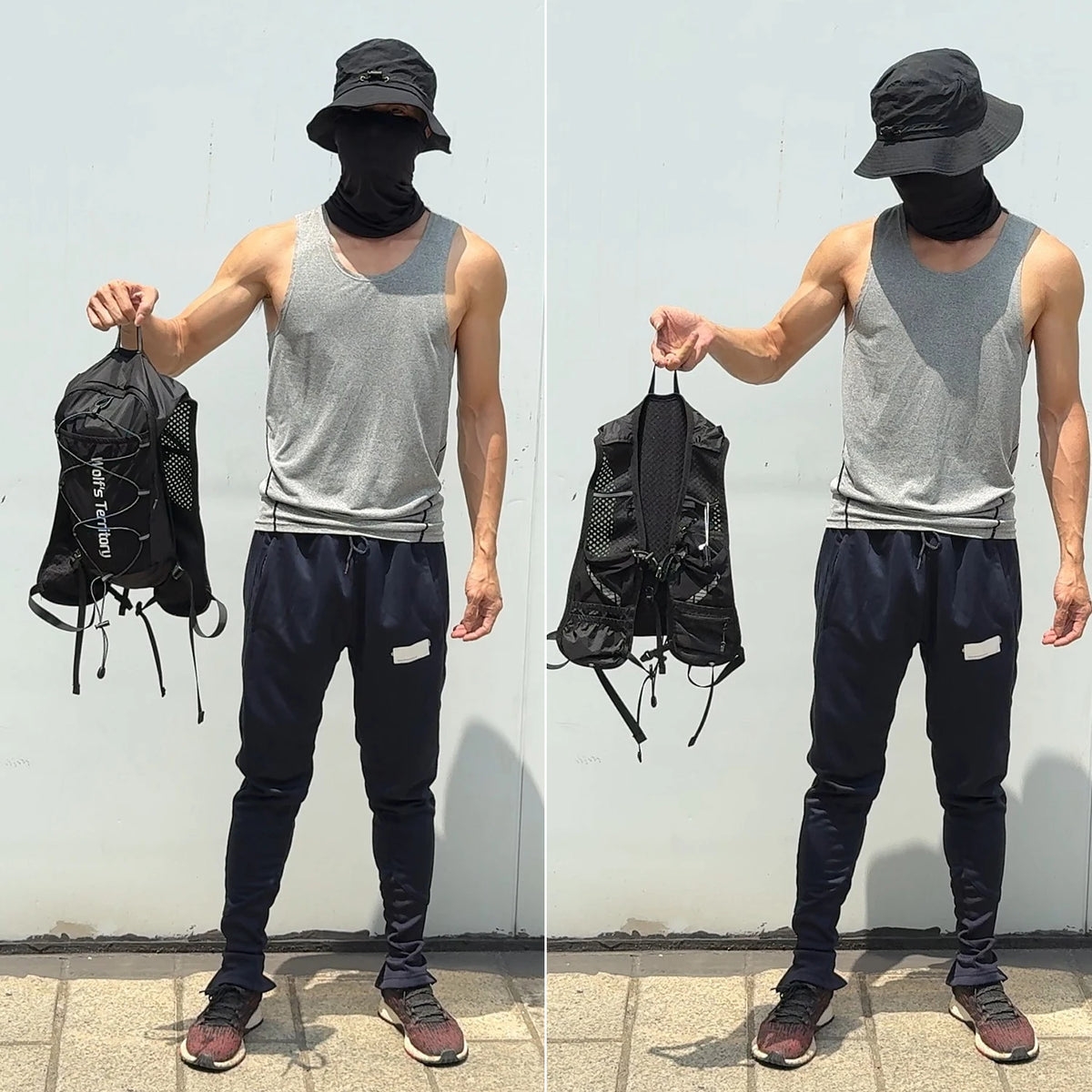 Sac à dos trail compatible poche à eau