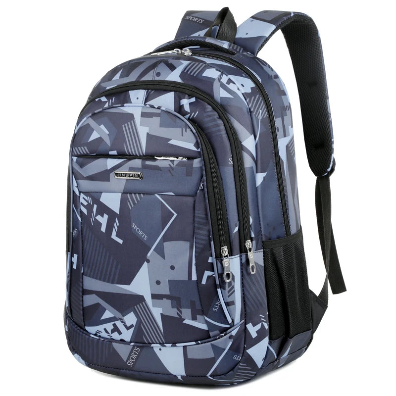 Sac à dos ordinateur portable 16 pouces motif géométrique