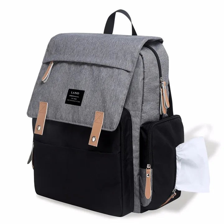 Sac à dos à langer grande capacité