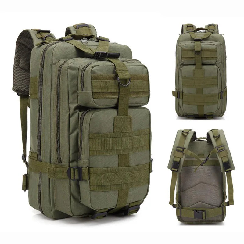 Sac à dos militaire 20-25L en nylon camouflage