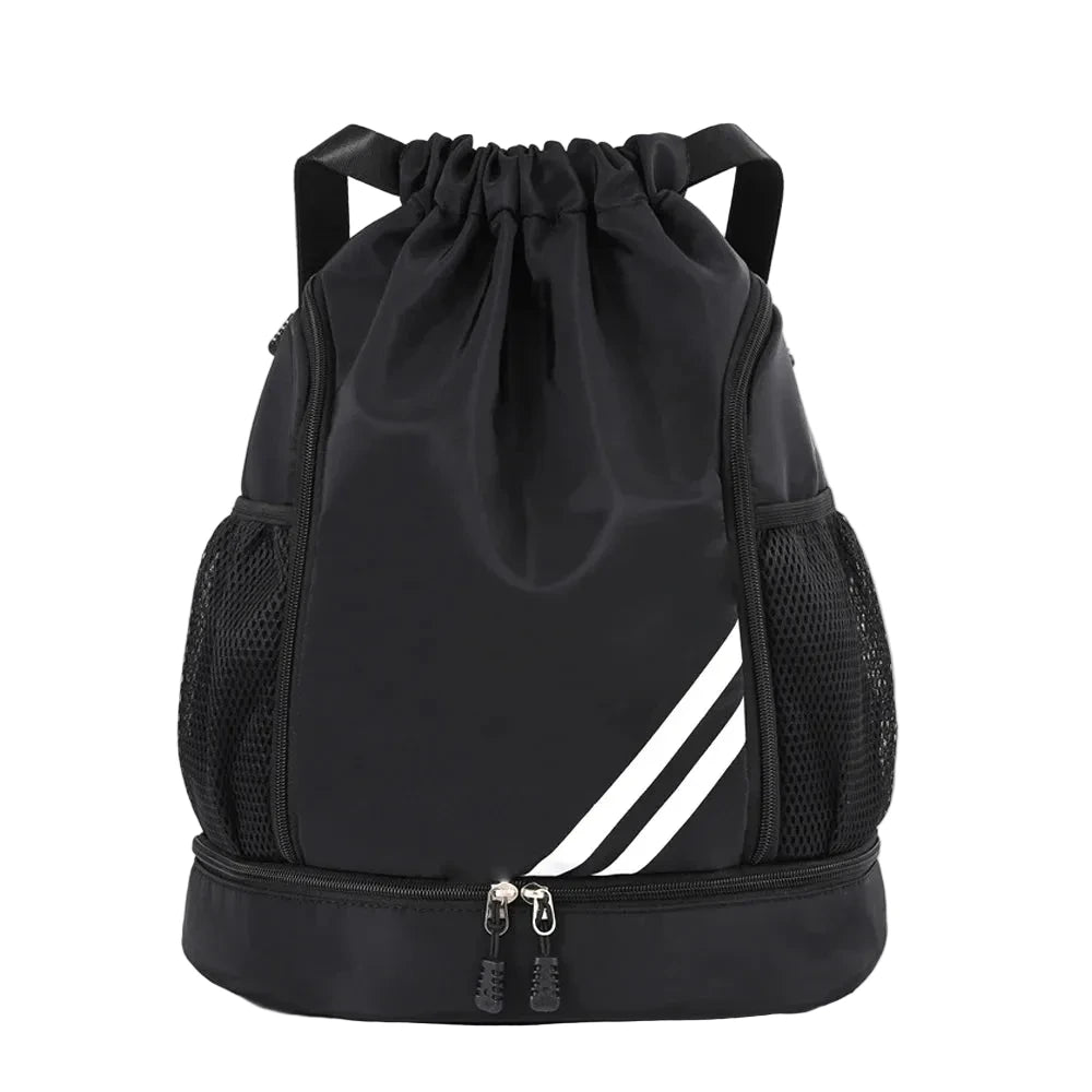 Sac à dos sport à cordon avec compartiment chaussures séparé