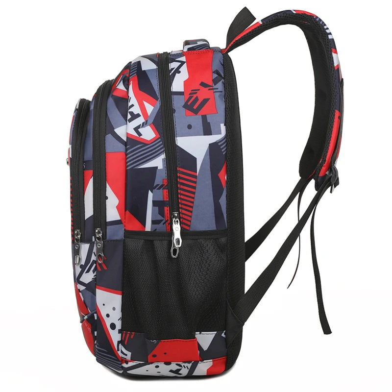 Sac à dos ordinateur portable 16 pouces motif géométrique