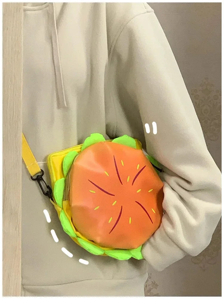 Sac à dos en forme de hamburger pour ordinateur