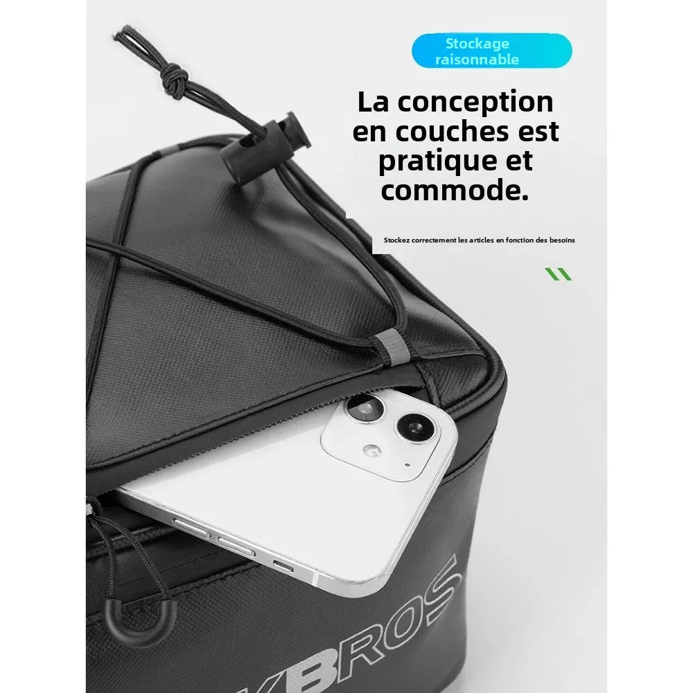 Sac à dos vélo porte-bagages résistant à la pluie 9L