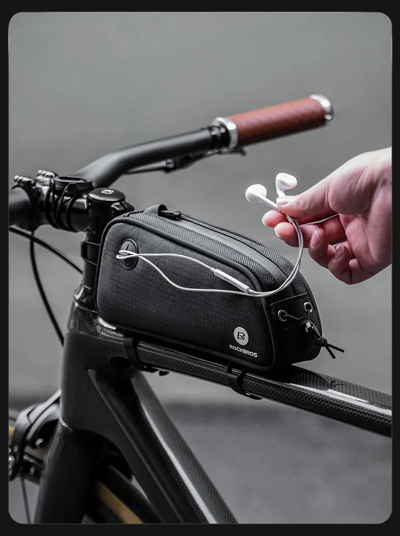 Sac de cadre vélo 1,3L résistant à la pluie
