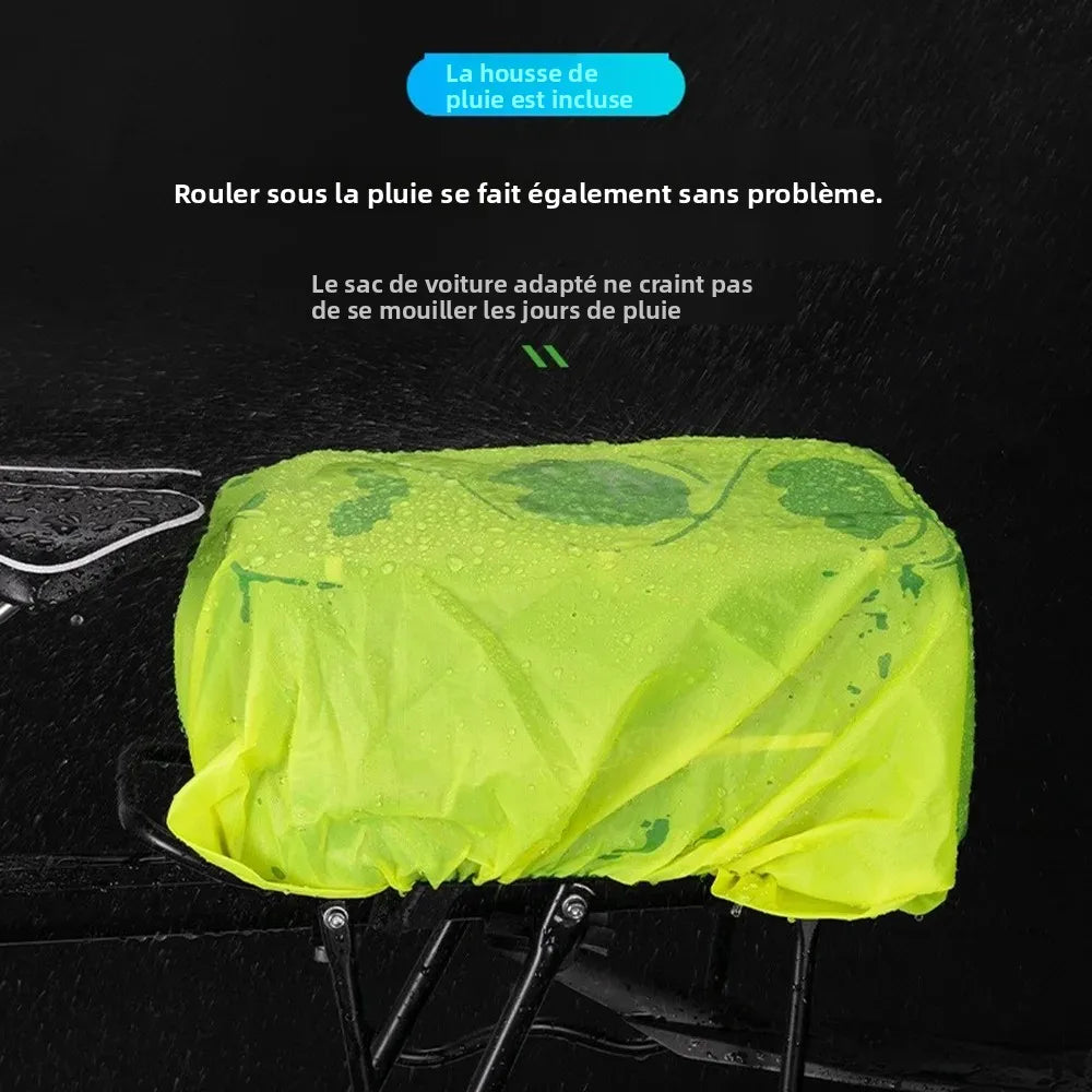 Sac à dos vélo porte-bagages résistant à la pluie 9L