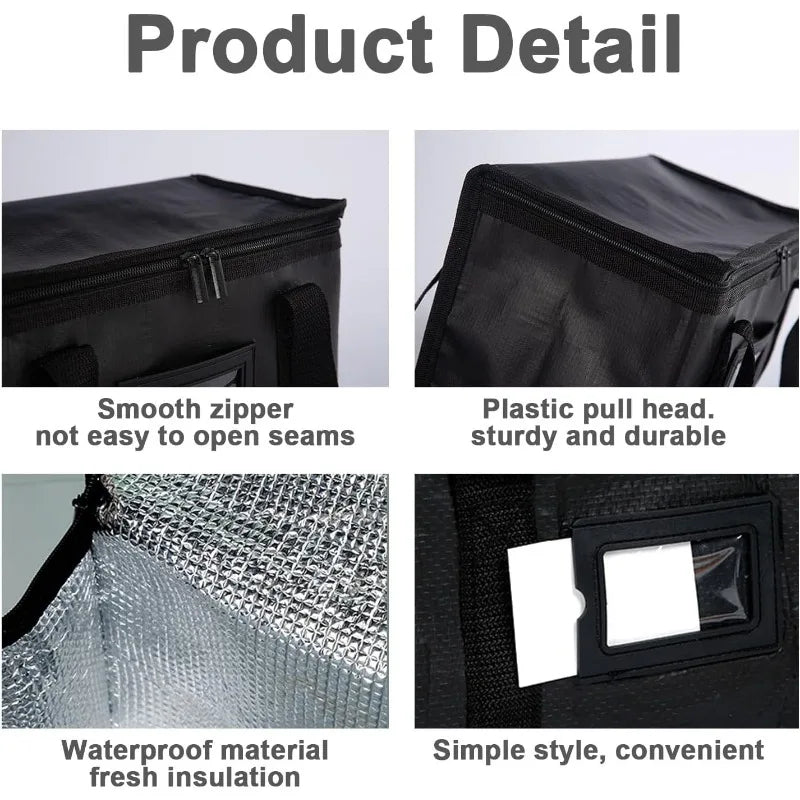 Sac isotherme 43x30x31 cm triple couche isolante