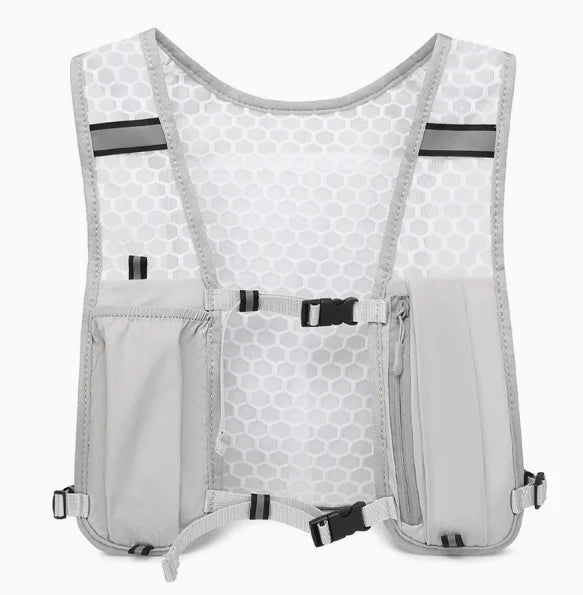 Sac à dos running gilet avec bandes réfléchissantes
