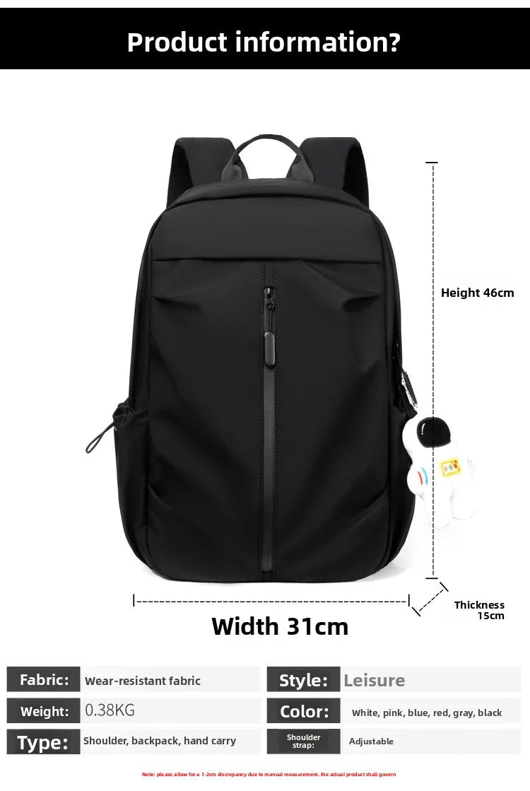 Sac à dos femme en toile avec compartiment ordinateur