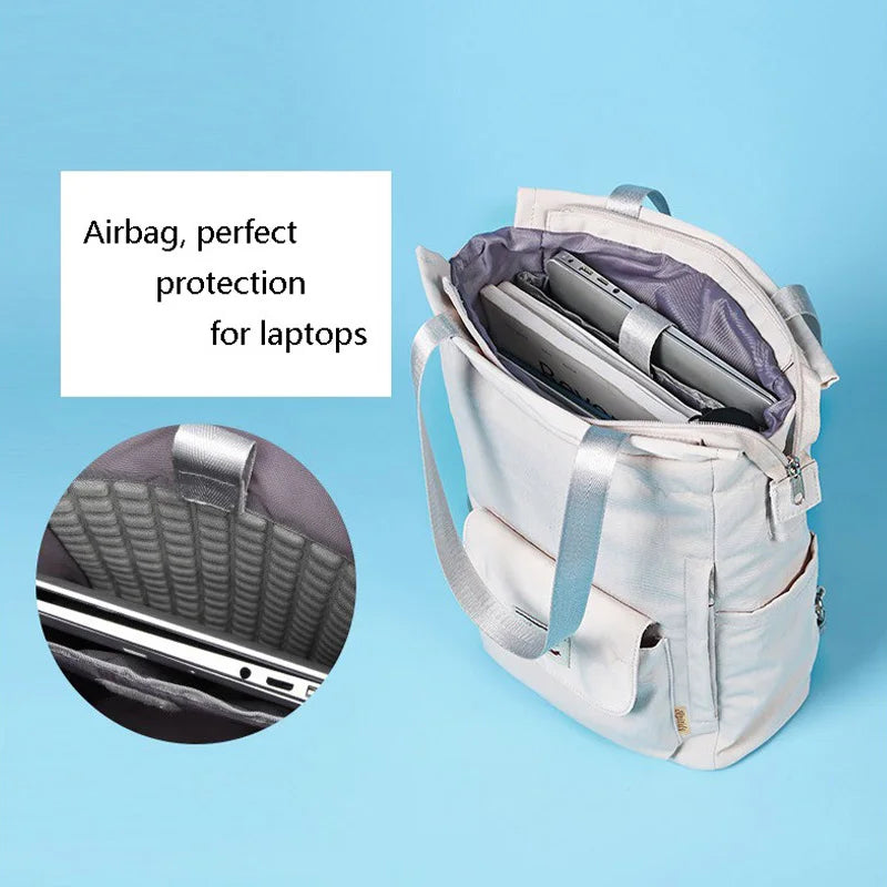 Sac à dos femme pour ordinateur en nylon