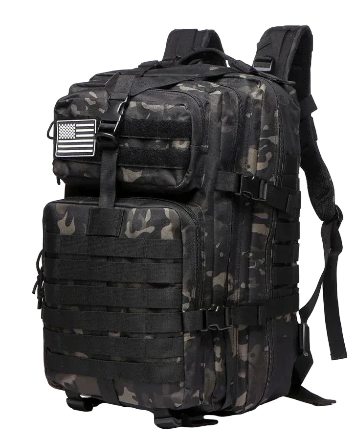 Sac à dos tactique 50L nylon résistant