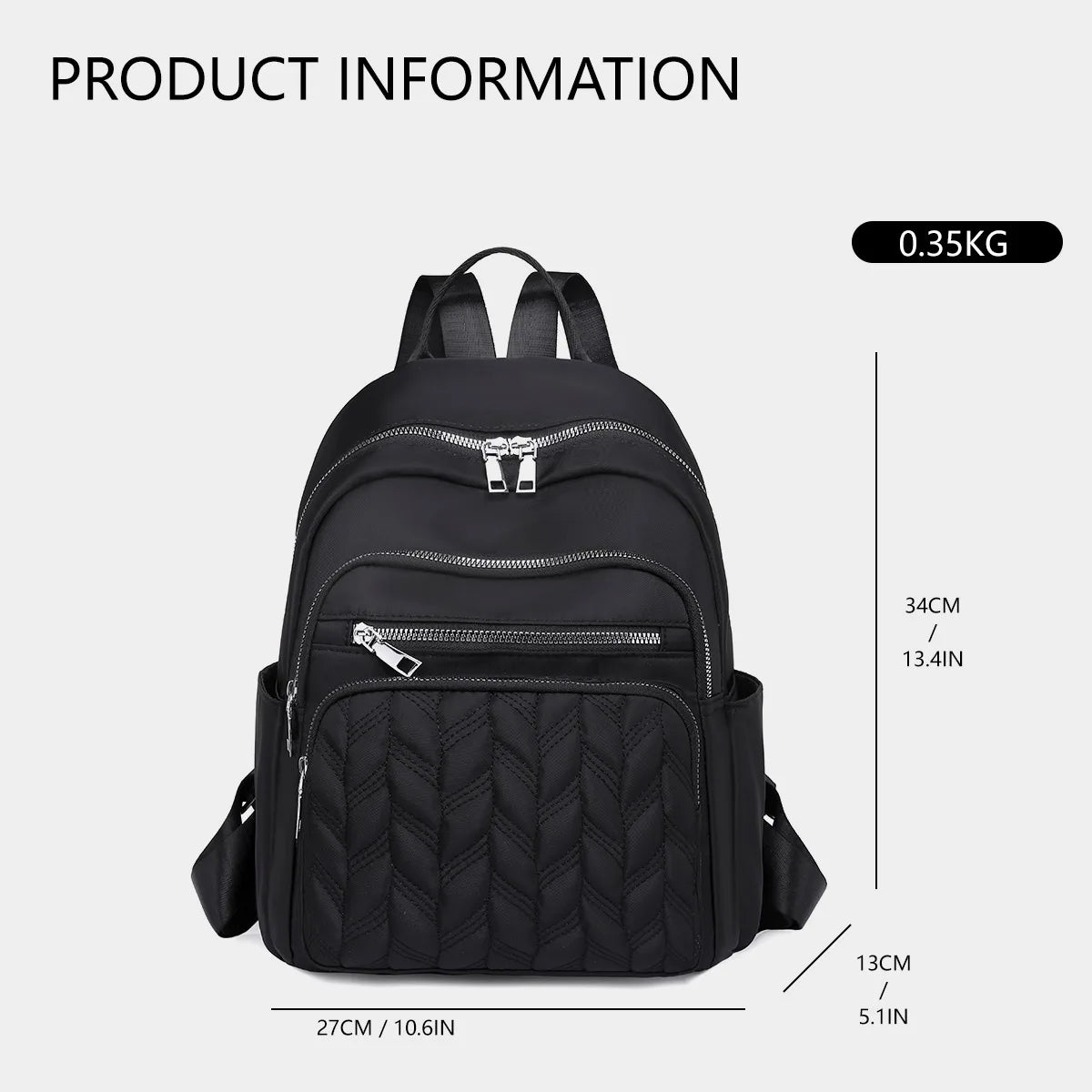 Sac à dos femme en nylon matelassé