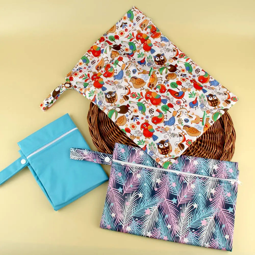 Pochette à langer réutilisable étanche
