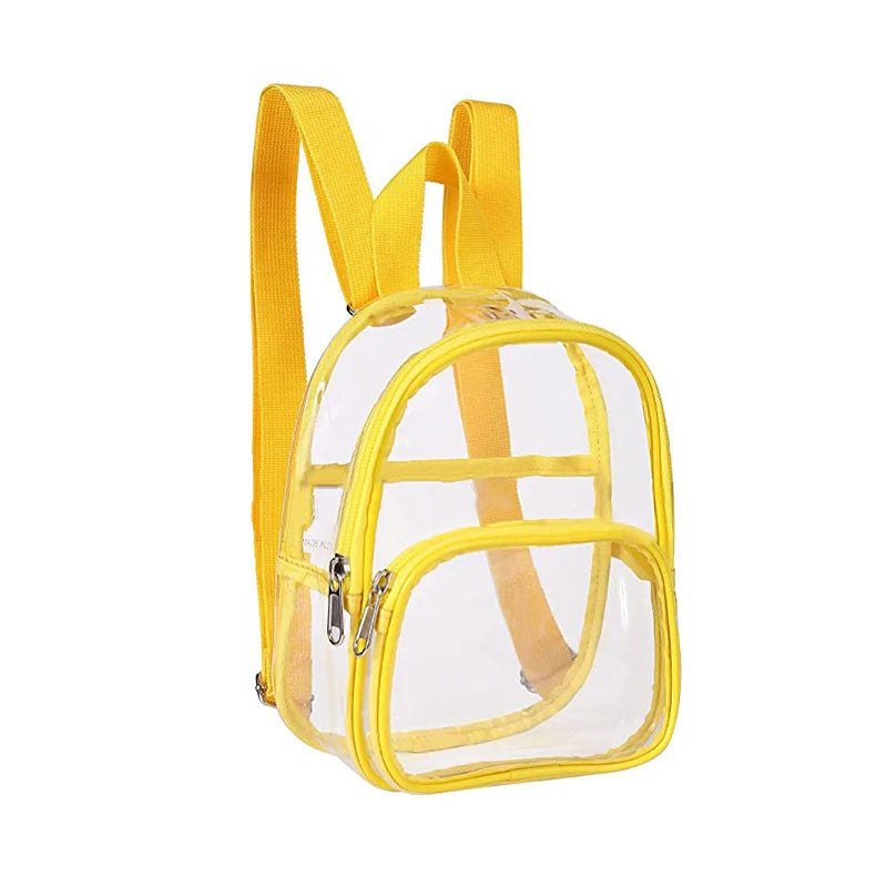 Mini sac à dos transparent en PVC