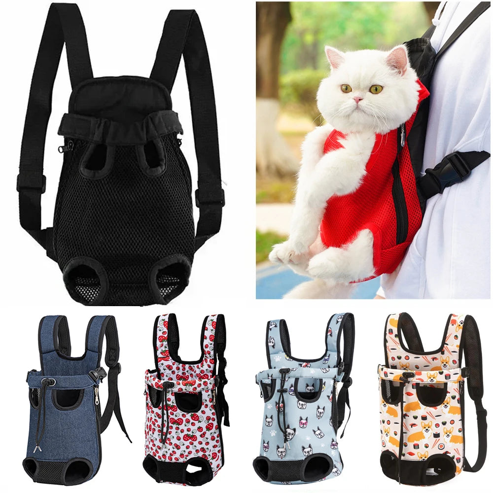Porte-animal ventral pour chat et petit chien