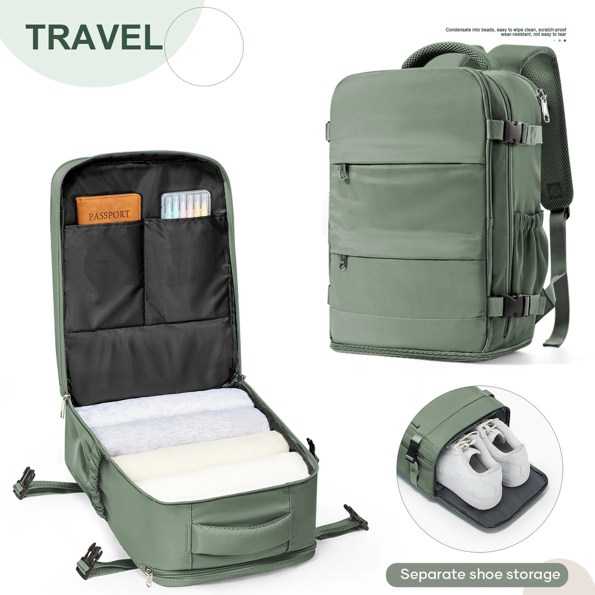 Sac à dos cabine 40x30x20 avec compartiment ordinateur