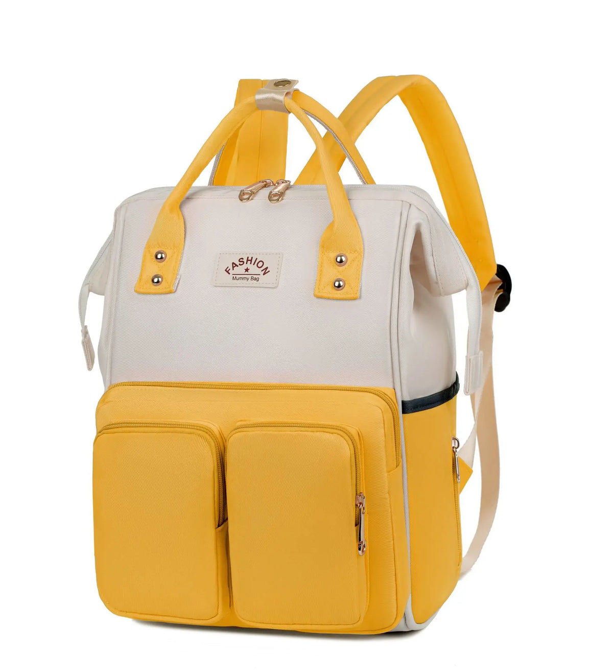 Sac à dos à langer avec anses de portage à la main