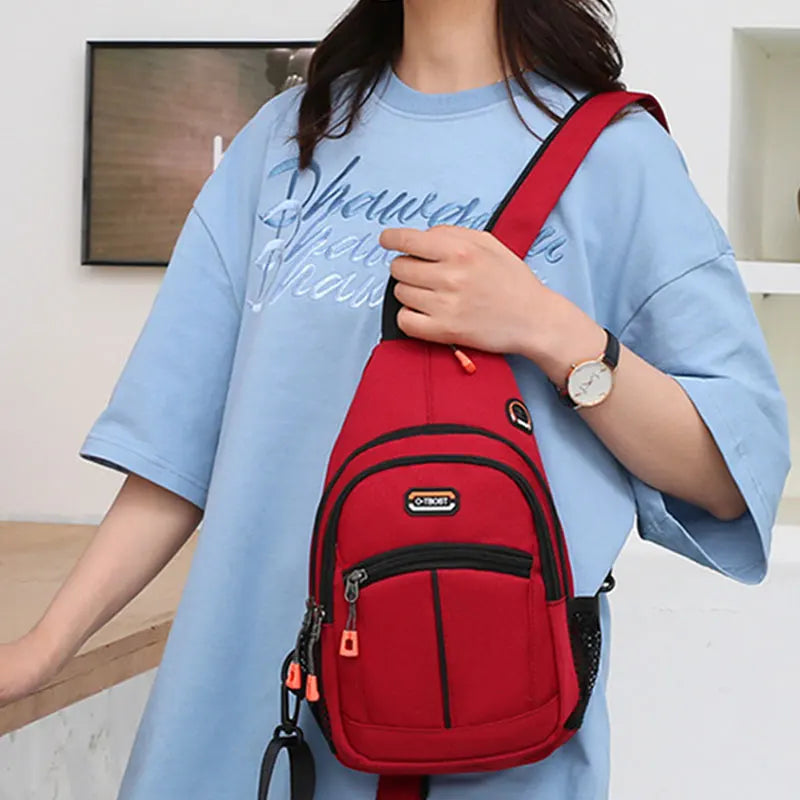 Sac à dos homme en toile Oxford bicolore