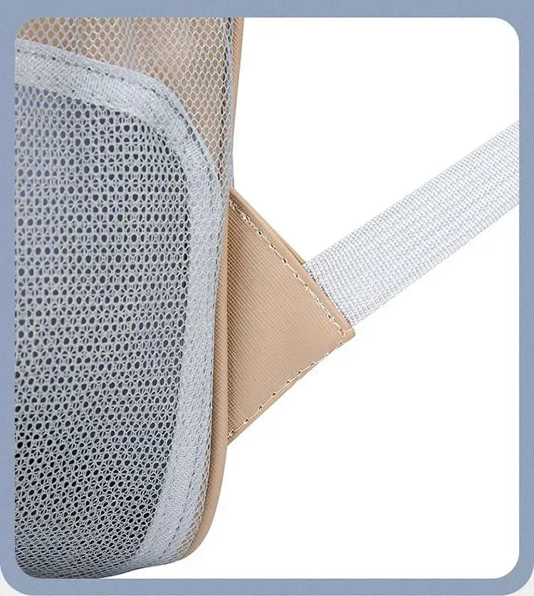 Sac à dos chat en similicuir avec fenêtre tête de chat