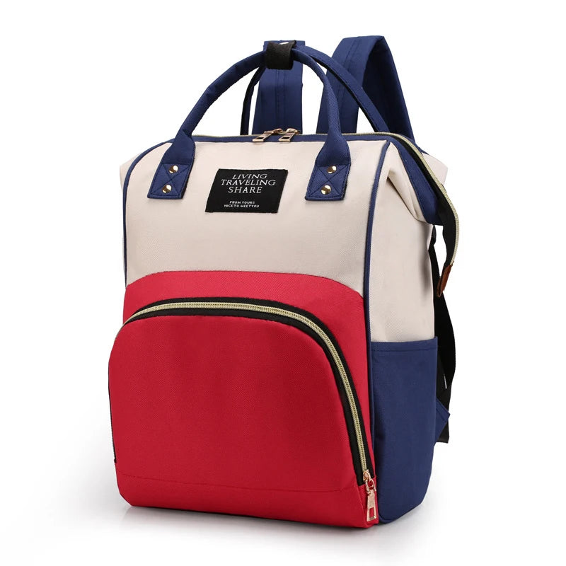 Sac à dos à langer avec poche isotherme biberons