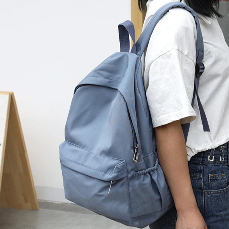 Sac à dos femme en nylon 28x11x38 cm