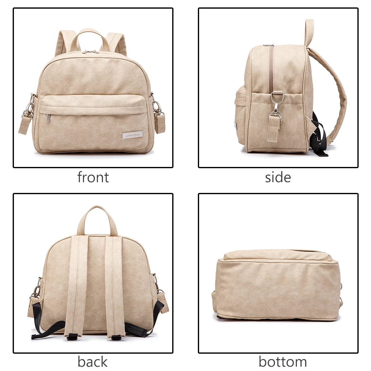 Sac à dos à langer en PU/PVC
