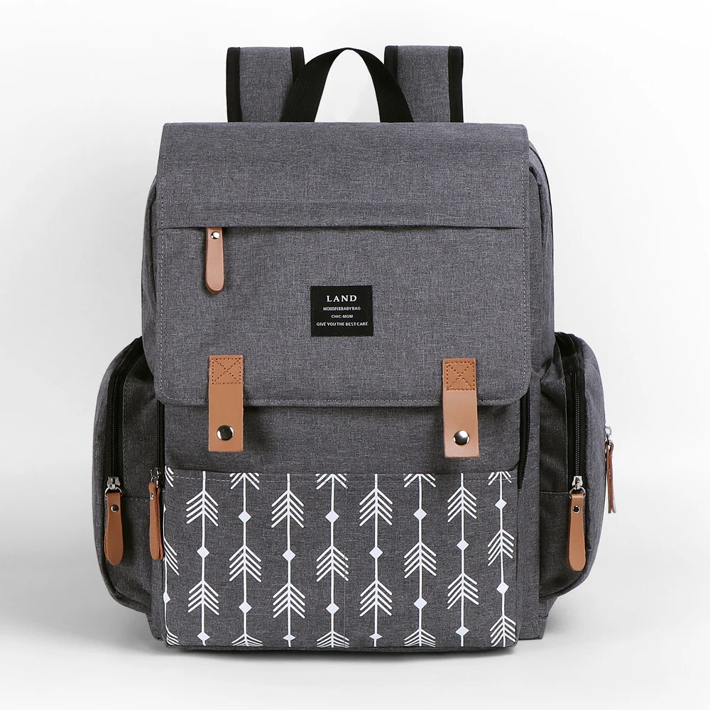 Sac à dos à langer grande capacité