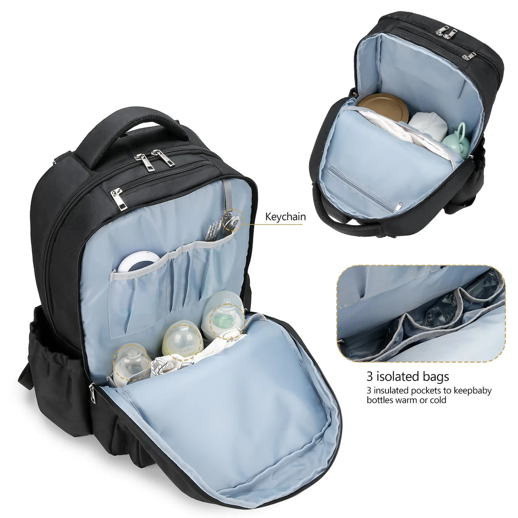Sac à dos à langer multifonction pour parents