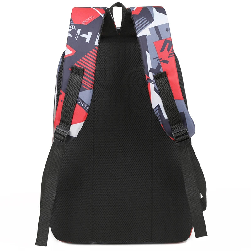 Sac à dos ordinateur portable 16 pouces motif géométrique