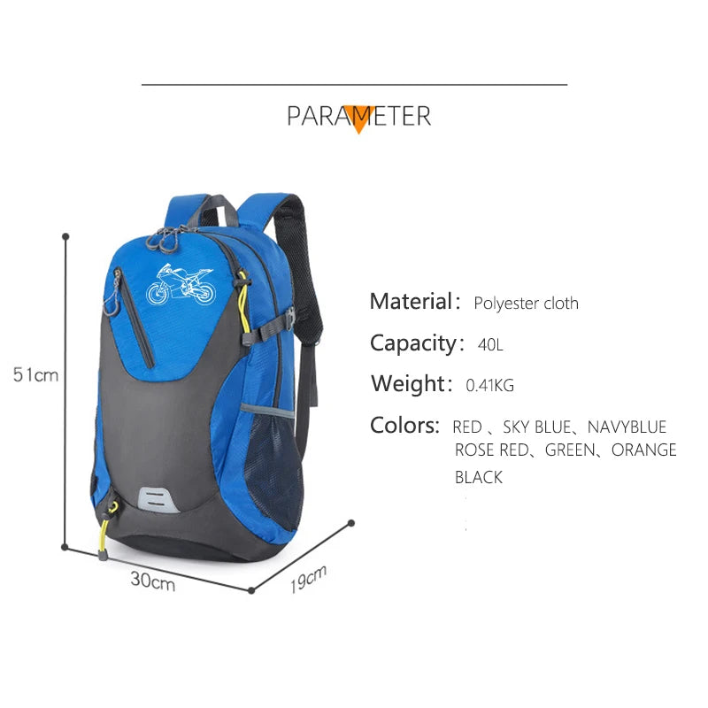 Sac à dos moto 40L en polyester