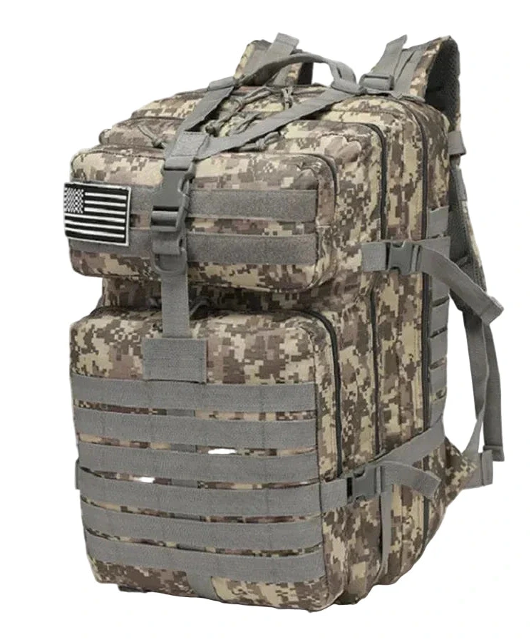 Sac à dos tactique 50L nylon résistant