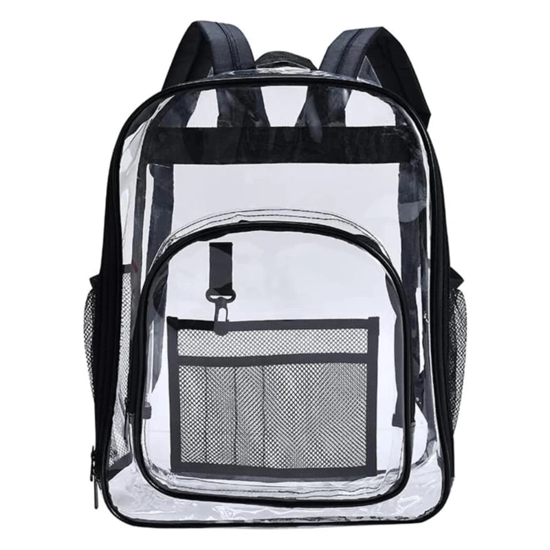 Sac à dos scolaire transparent en PVC