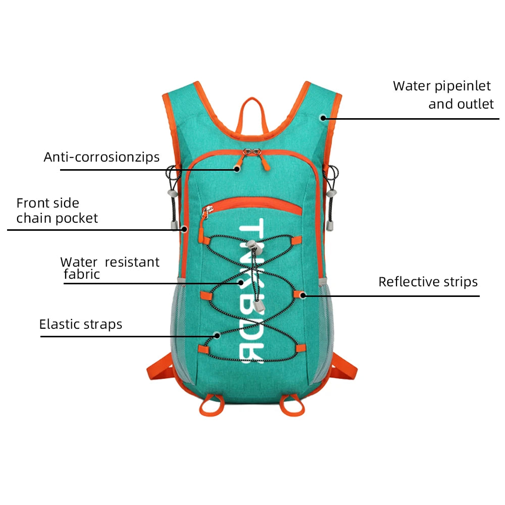 Sac à dos vélo 20L avec poche à eau et rangement casque