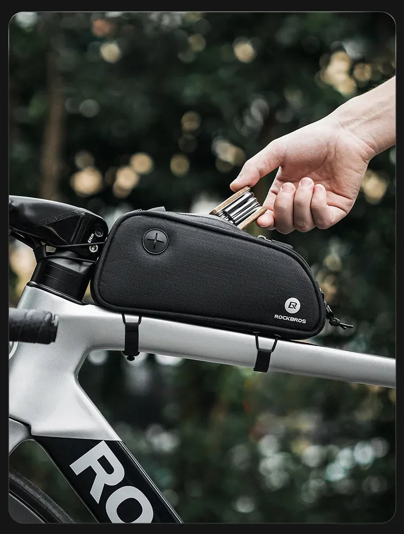 Sac de cadre vélo 1,3L résistant à la pluie