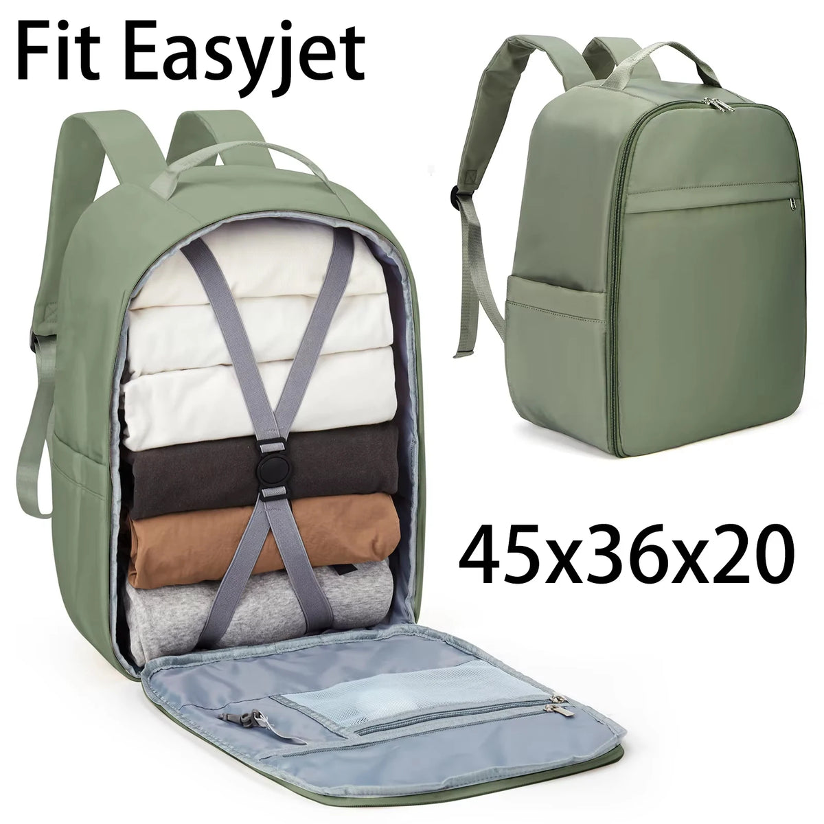 Sac à dos cabine 45x36x20