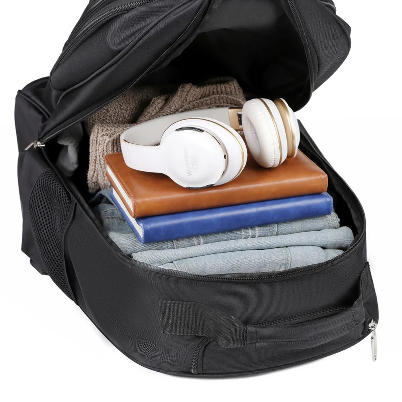 Sac à dos homme à roulettes en toile Oxford