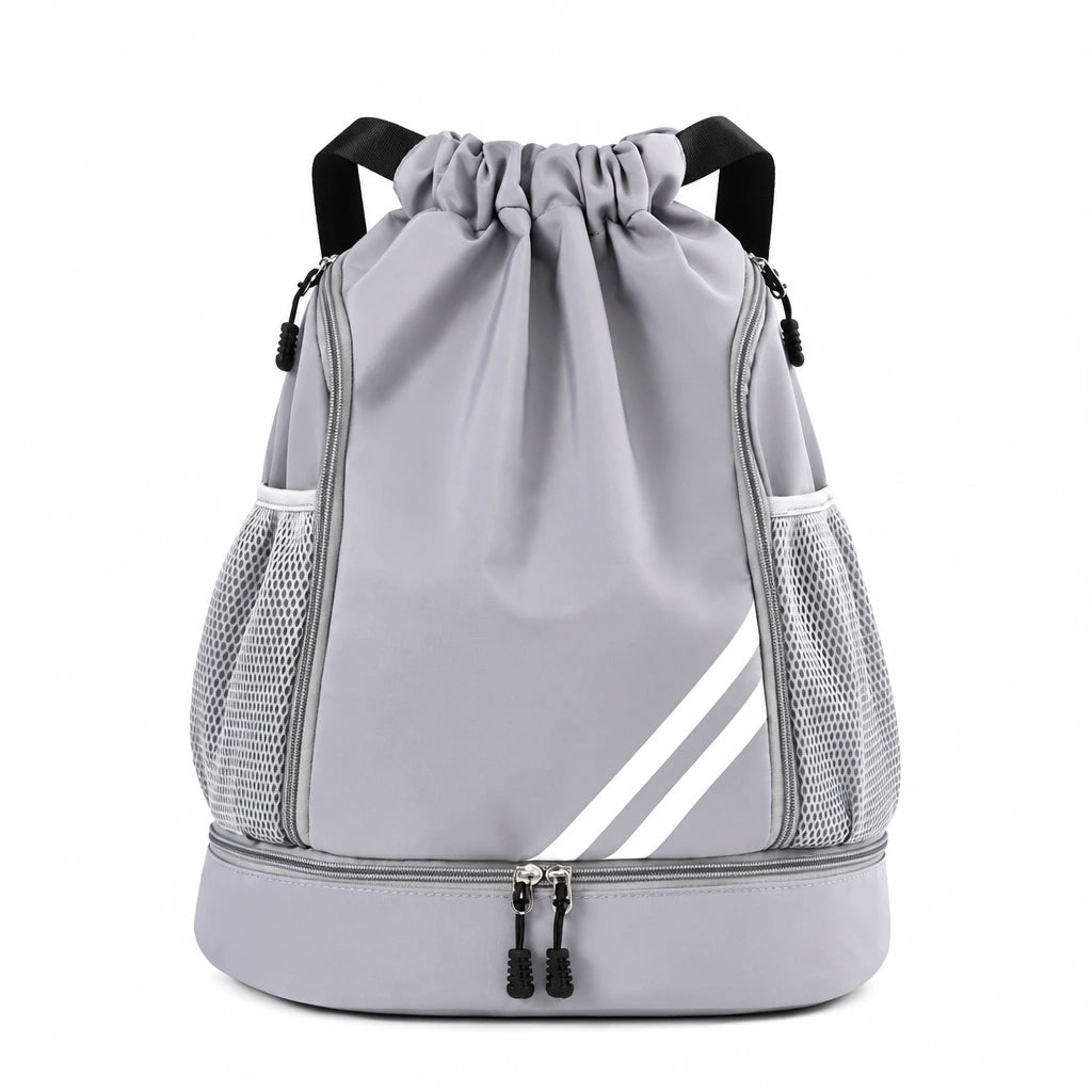 Sac à dos sport à cordon avec compartiment chaussures séparé