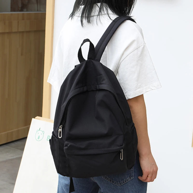 Sac à dos femme en nylon 28x11x38 cm