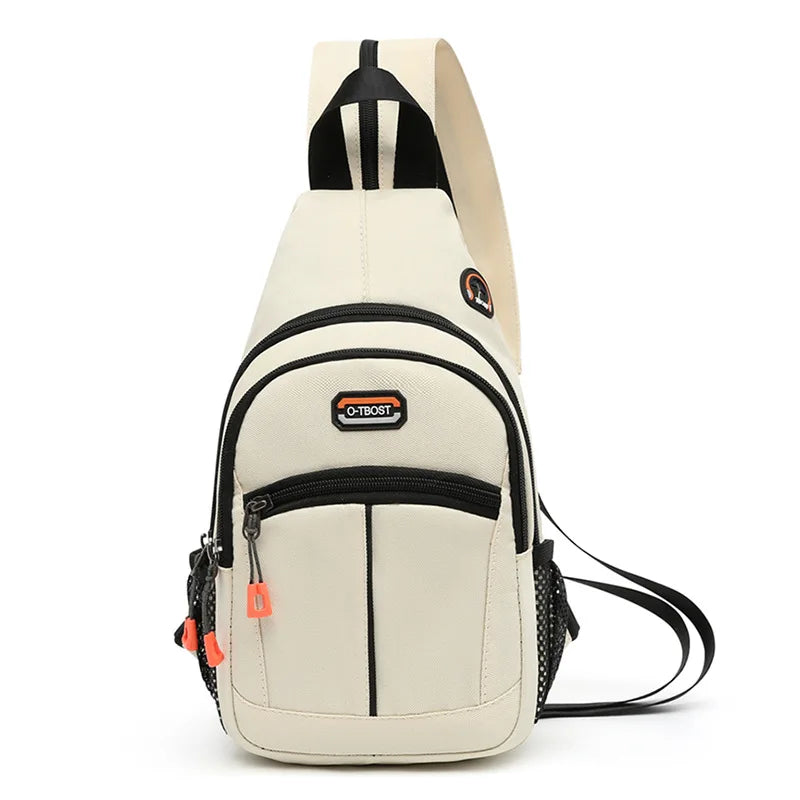 Sac à dos homme en toile Oxford bicolore