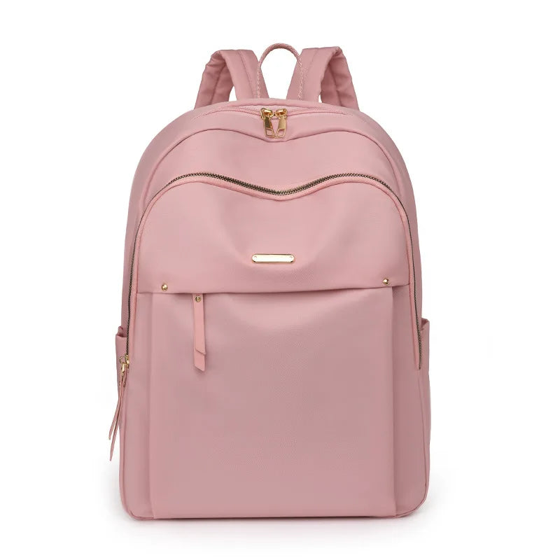 Sac à dos femme en nylon avec poche filet