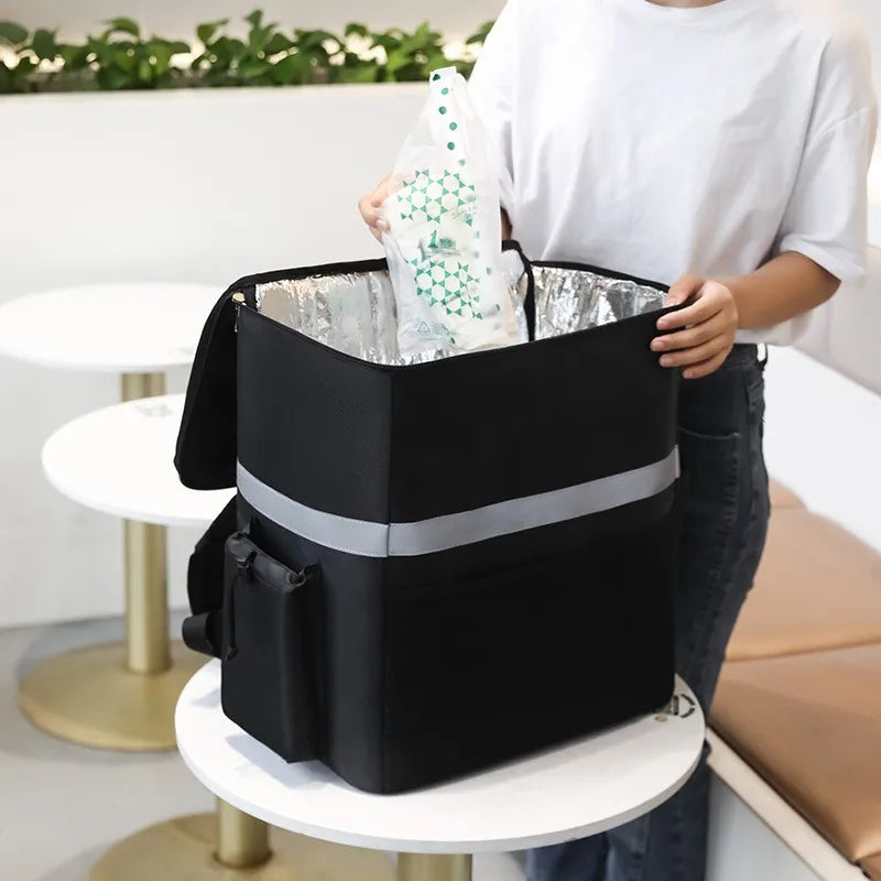 Sac à dos isotherme 35L en toile Oxford pour livraison repas