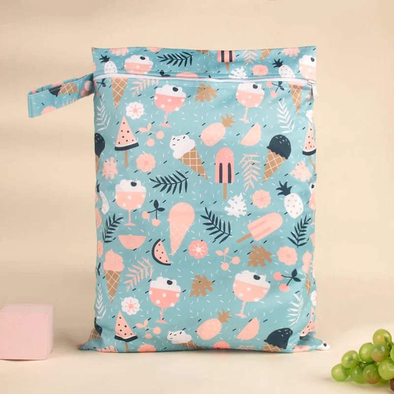 Pochette à langer réutilisable étanche
