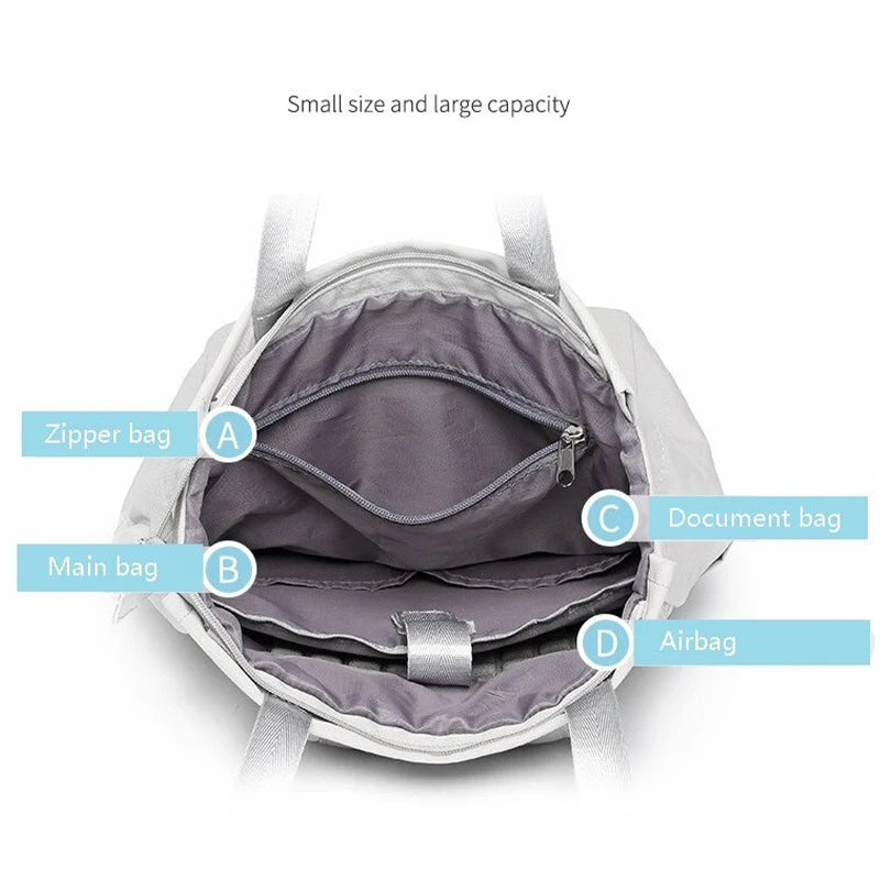 Sac à dos femme pour ordinateur en nylon