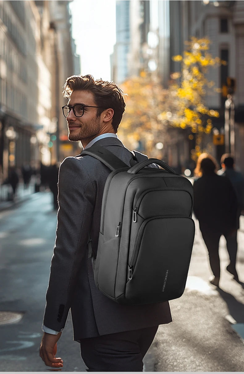 Sac à dos ordinateur 17.3 pouces en toile Oxford avec USB
