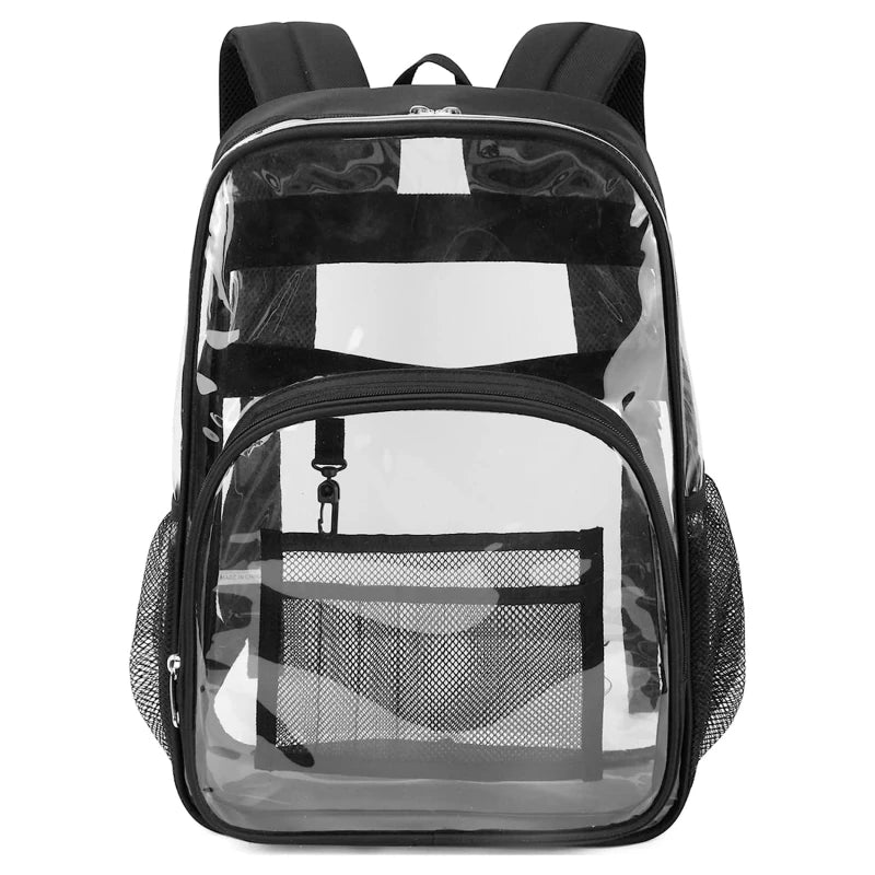 Sac à dos scolaire transparent en PVC