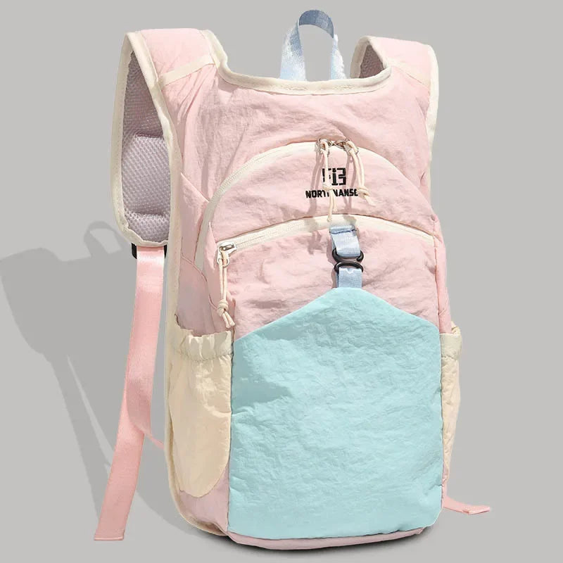 Sac à dos femme en toile Oxford coloris pastel