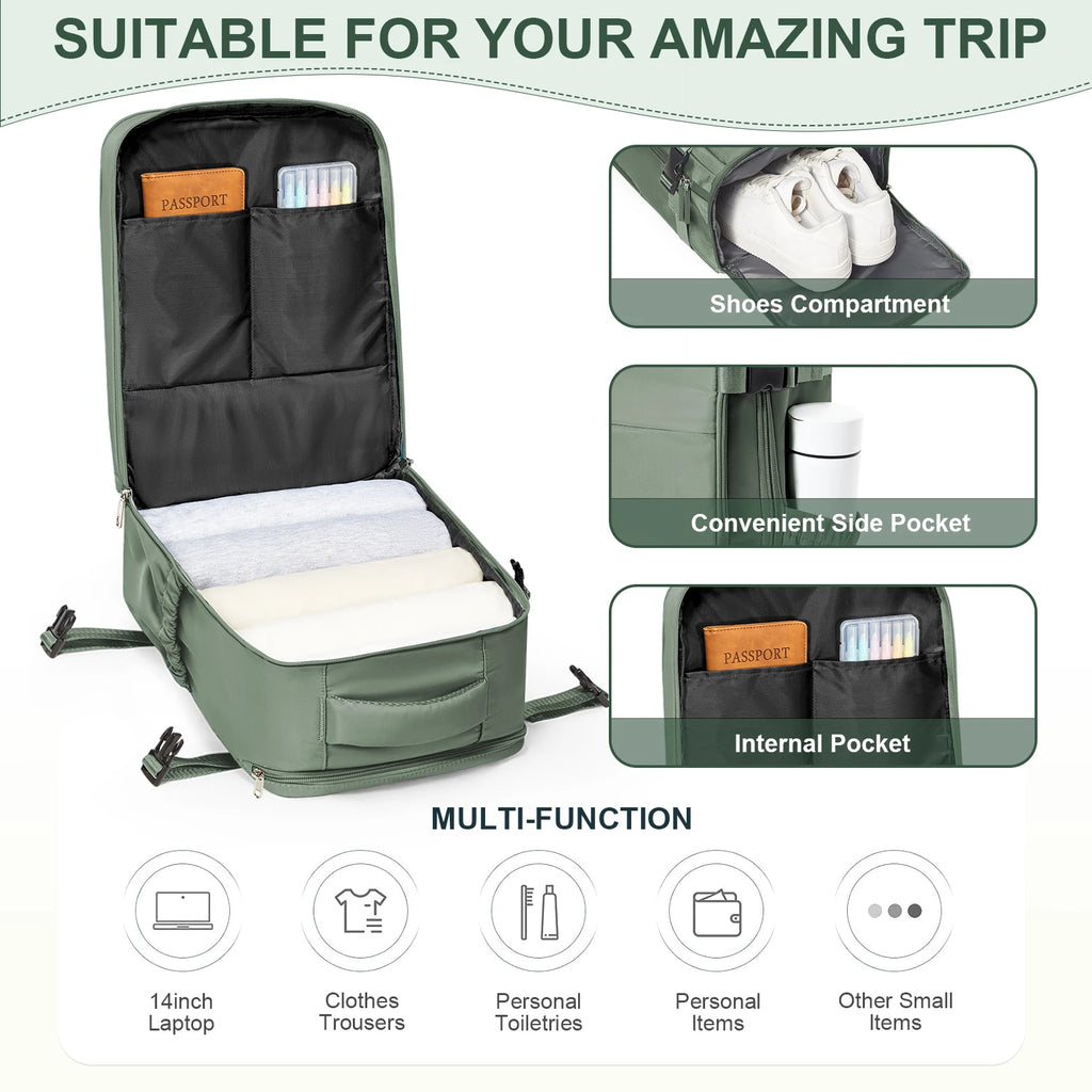 Sac à dos cabine 40x30x20 avec compartiment ordinateur