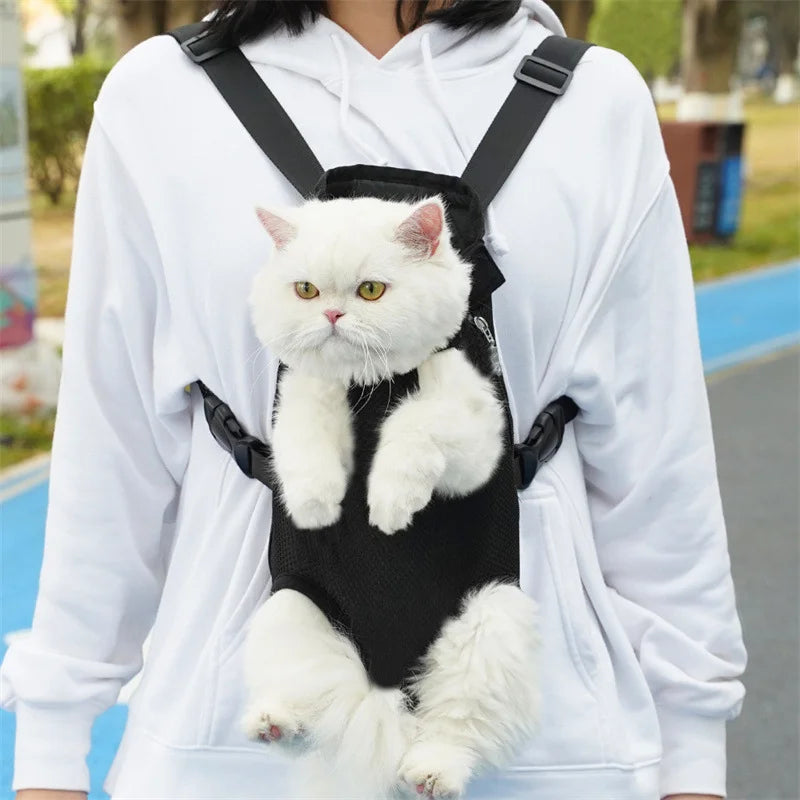 Porte-animal ventral pour chat et petit chien