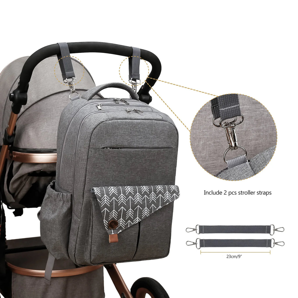 Sac à dos à langer multifonction pour parents