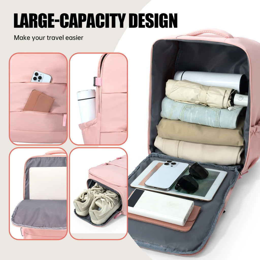 Sac à dos voyage avec compartiment chaussures séparé